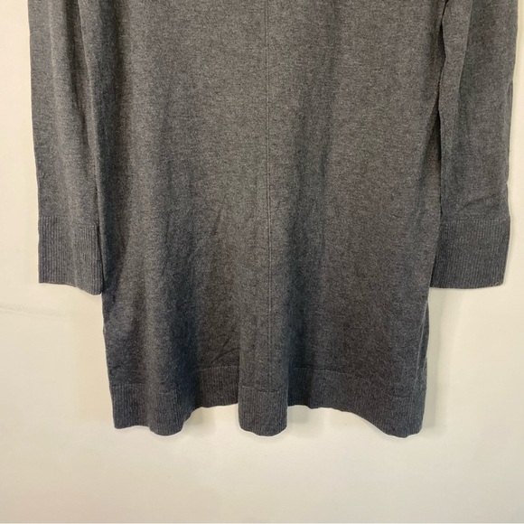 Eileen Fisher Gray Sweater Long Sleeve Sweater Dress Minimalistic Career Medium - Picture 10 of 13